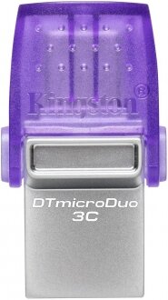 Kingston DataTraveler microDuo 3C Gen3 128 GB (DTDUO3CG3/128GB) Flash Bellek kullananlar yorumlar